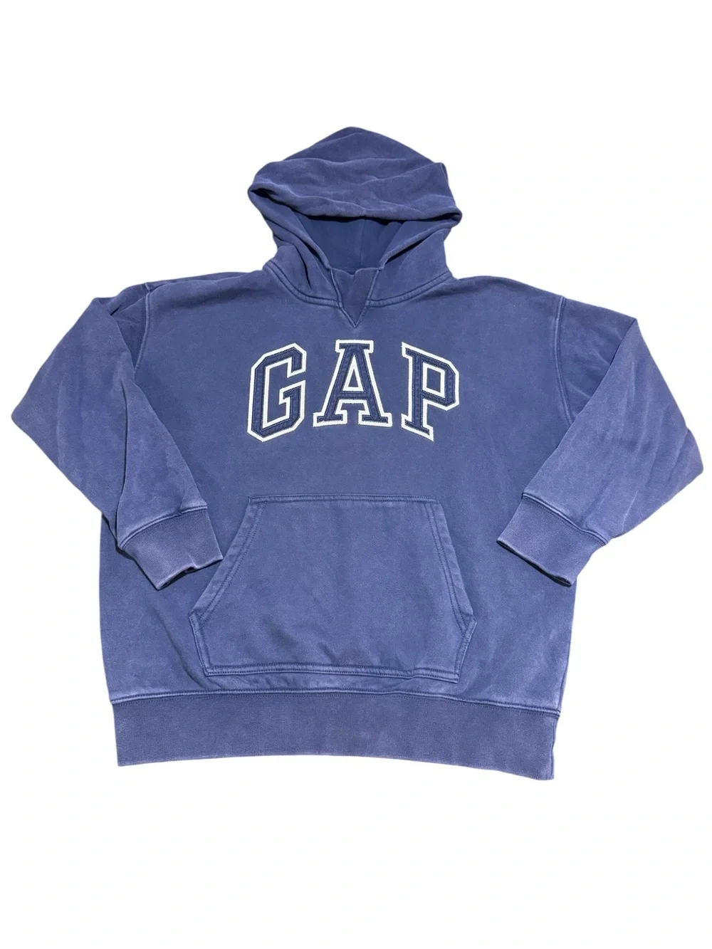 Teen Gap Logo Hoodie Navy Blue Size 10